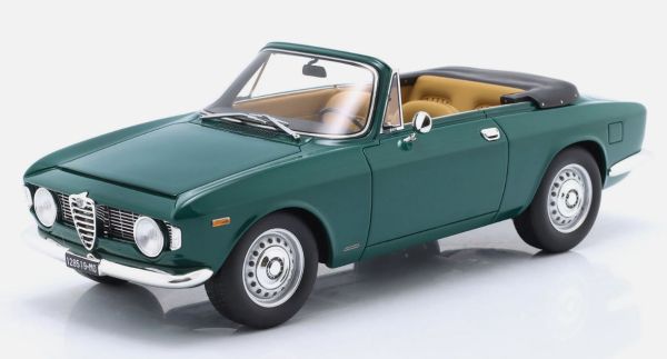 MITICA100088 - ALFA ROMEO Giulia 1600 GTC Cabriolet aperta 1964 verde - 1