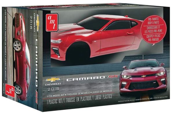 AMT1020M/12 - CHEVROLET Camaro SS 2016 Rosso da assemblare - 1
