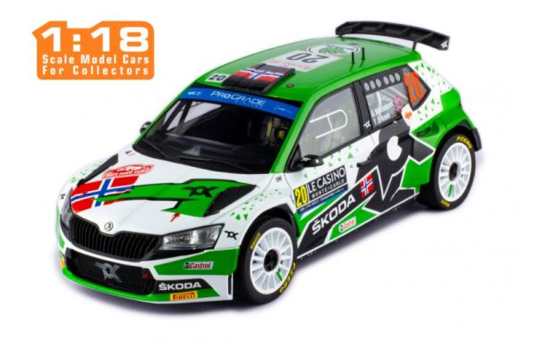 IXO18RMC109.22 - SKODA Fabia Rally 2 Evo #20 Vincitore WRC2 Rally Monte Carlo 2022 A.MIKKELSEN / E.TORSTEIN - 1