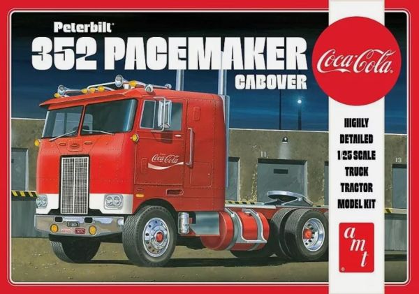 AMT1090/06 - PETERBILT 352 Pacemaker Cabover 6x4 COCA COLA da assemblare e verniciare - 1