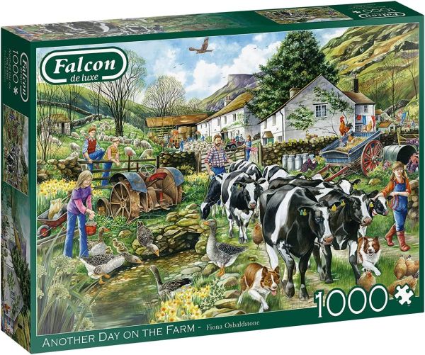 JMB11283 - Puzzle da 1000 pezzi Un altro giorno in fattoria - 1