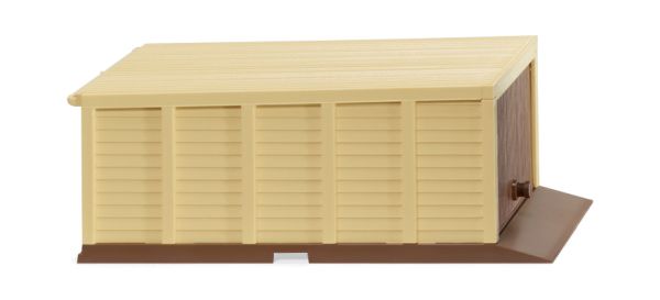 WIK114003 - Garage automontante - beige e marrone - 1