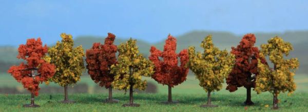 HEK1141 - 8 Alberi autunnali 4 cm - 1