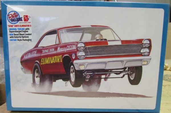 AMT1151/12 - MERCURY Cyclone Drag Car - Don's Eliminator II - Dyno da assemblare e verniciare - 1