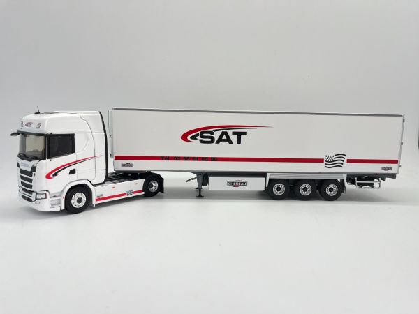 ELI117081 - SCANIA R450 4x2 con rimorchio frigorifero a 3 assi - Trasporti SAT - 1