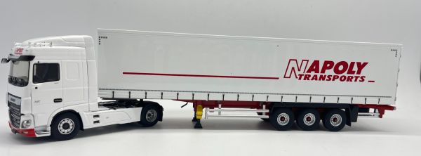 ELI117732 - DAF XF MY17 Space CAB 4x2 con rimorchio telonato Tautliner 3 assi - NAPOLY Transport - 1