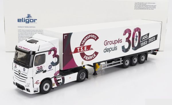 ELI117864 - MERCEDES-ACTROS 1851 4x2 con rimorchio a 3 assi - Trasporto T.S.E. France 30 ANS - 1
