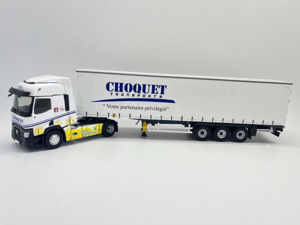 ELI118161 - RENAULT T480 4x2 2021 Colza decor con rimorchio a 3 assi - Trasporto CHOQUET - 1