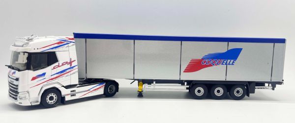 ELI118408 - DAF XG 4x2 con rimorchio a 3 assi, COUE Transport - 1
