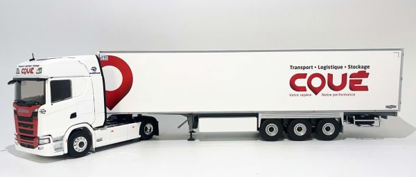 ELI118453 - SCANIA 500 S 4x2 con rimorchio refrigerato a 3 assi, COUE Transport - 1