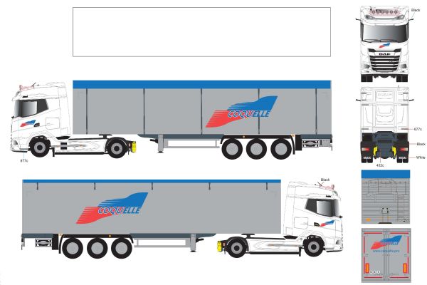 ELI118513 - RENAULT T HIGH 4x2 2023 con cisterna Pulvee BRULAS Transport - 1