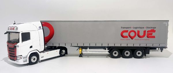 ELI118540 - SCANIA 500 S 4x2 con rimorchio centinato a 3 assi, COUE Transport - 1