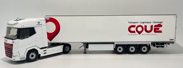 ELI118541 - DAF XG 4x2 con rimorchio refrigerato a 3 assi, COUE Transport - 1