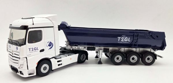 ELI118566 - MERCEDES-BENZ Actros 5 4x2 con cassone ribaltabile da cantiere T2GL a 3 assi - 1