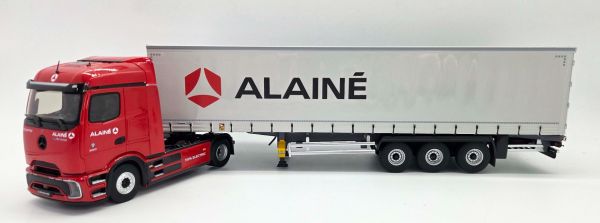ELI118673 - MERCEDES-BENZ E-Actros 4x2 con rimorchio telonato a 3 assi - ALAINE Transport - 1