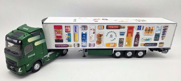 ELI118681 - VOLVO FH Aero 4x2 con rimorchio refrigerato DAGAB a 3 assi - 1