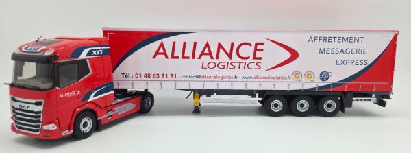 ELI118790 - DAF XG 4x2 con rimorchio telonato a 3 assi ALLIANCE LOGISTICS - 1