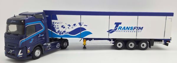 ELI118797 - VOLVO FH Aero 4x2 con rimorchio a pianale mobile a 3 assi TRANSFIM - 1