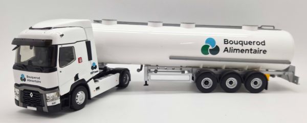 ELI118823 - RENAULT T 460 4x2 con autocisterna a 3 assi, BOUQUEROD ALIMENTAIRE - 1