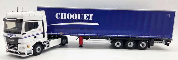 ELI118883 - MAN TGX GX 4x2 con semirimorchio a centine a 3 assi (Transports CHOQUET) - 1
