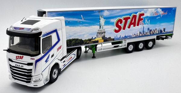 ELI118932 - DAF XG 4x2 con semirimorchio frigorifero Chereau a 3 assi – Transports STAF (tema: New York) - 1