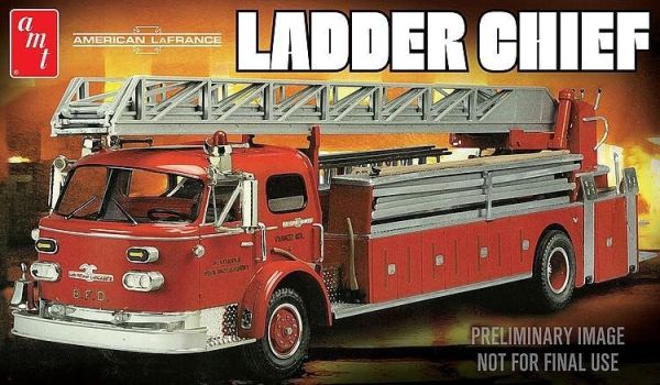 AMT1204/06 - Camion dei pompieri - American LaFrance da assemblare e verniciare - 1