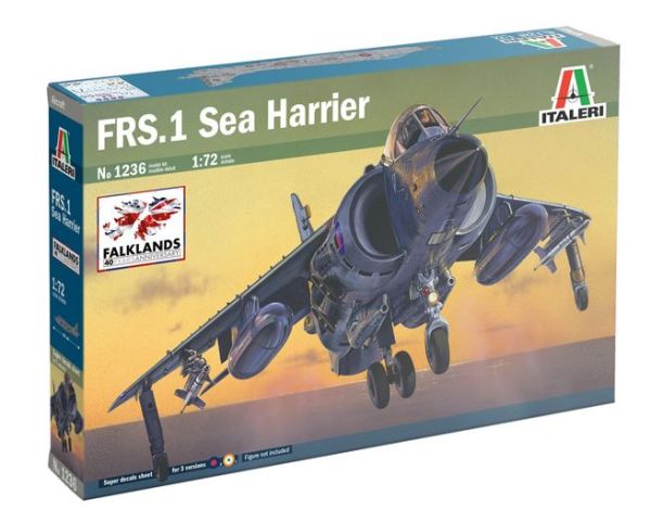 ITA1236 - Aereo da caccia SEA HARRIER FRS.1 da assemblare e dipingere - 1