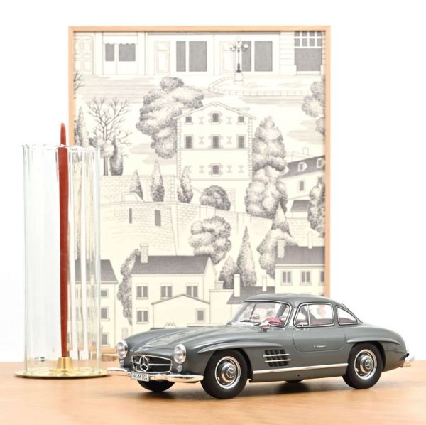 NOREV123852 - MERCEDES-BENZ 300 SL 1954 grigio grafite - 1