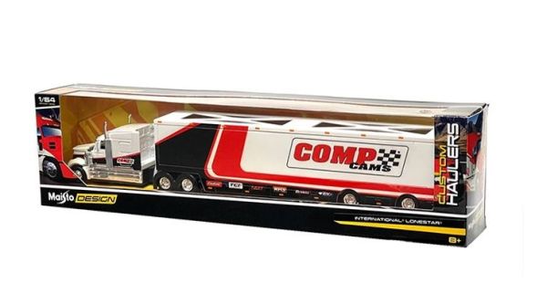 MST12418COMP - INTERNATIONAL Lonestar 6x4 bianco 2020 con rimorchio 2 Assi - COMP CAMS - 1