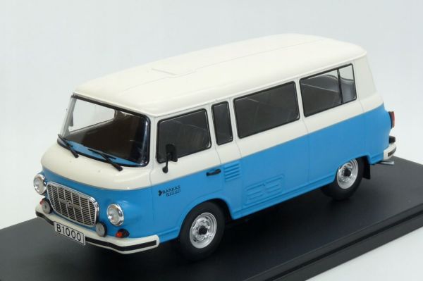 WBXWB124253 - BUS BARKAS B1000 del 1970, Blu e Bianco - 1
