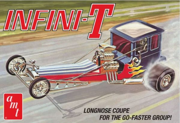 AMT1258/12 - Dragster - INFINI-T Custom da assemblare e verniciare - 1