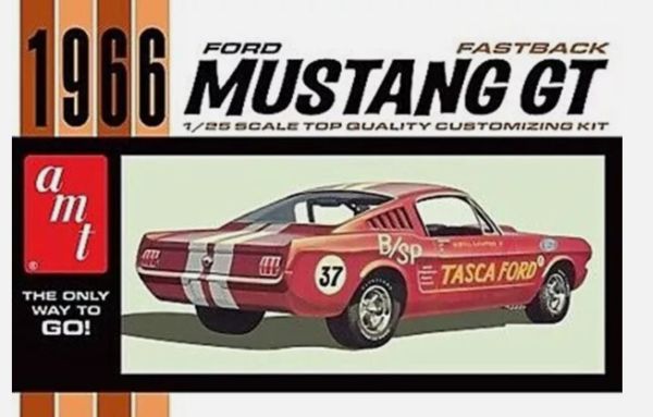 AMT1305/12 - FORD Mustang Fastback 1966 da assemblare e verniciare - 1