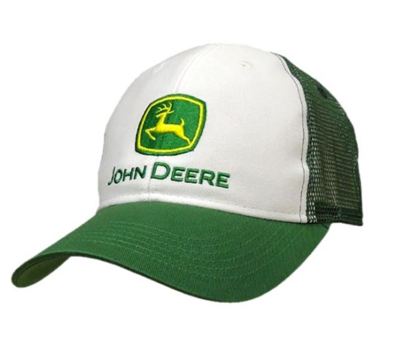 MC13080002WH - Cappellino a rete verde e bianco JOHN DEERE - 1