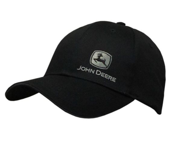 MC13080428BK - Cappellino nero con logo JOHN DEERE - 1