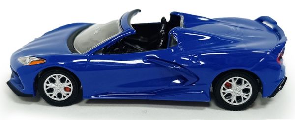 GREEN13370-E - Corvette Stingray Convertible del 2021, serie GL Muscle, blu, ancora nella sua confezione originale. - 1