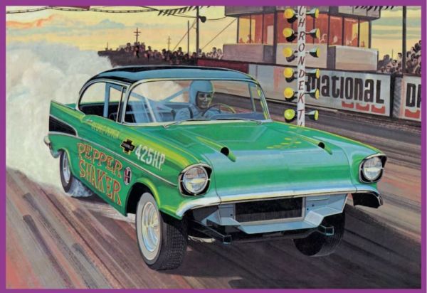 AMT1360/12 - CHEVROLET Bel Air - Pepper Shaker 1957 da assemblare e verniciare - 1
