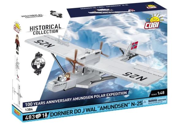 COB1384 - Idrovolante DORNIER DO JA WAL - AMUNDSEN n. 25 - 483 pezzi - 1