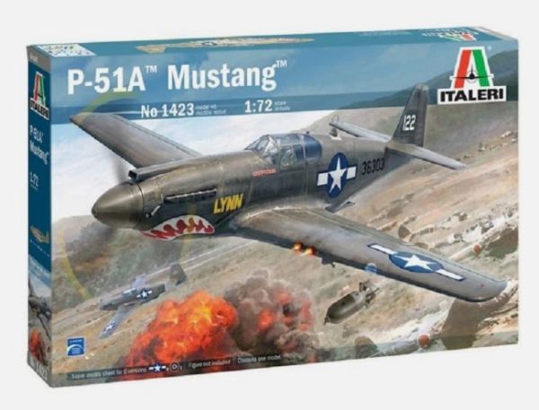 ITA1423 - Aereo militare MUSTANG P-51A da assemblare e dipingere - 1