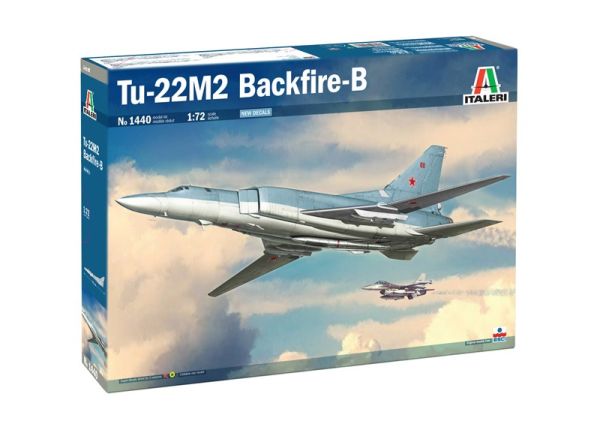 ITA1440 - Aereo da bombardamento TUPOLEV Tu-22 M3 Backfire B da assemblare e dipingere - 1
