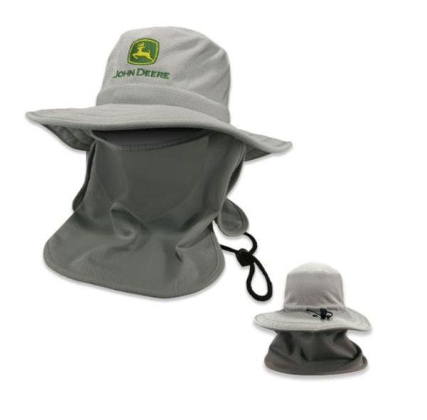 MC14433325IV - Cappello grigio con pannelli regolabili JOHN DEERE - 1