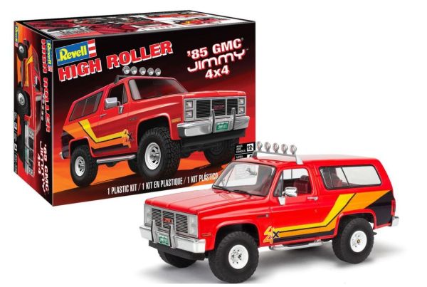 REV14577 - GMC Jimmy 4x4 High Roller rosso del 1985 - Da montare e verniciare - 1