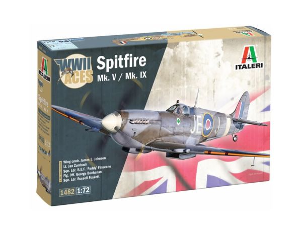 ITA1482 - Kit aereo militare SPITFIRE Mk.V / Mk.IX (assemblaggio e verniciatura richiesti) - 1