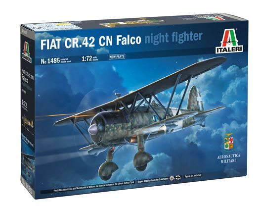 ITA1485 - Aereo da caccia notturno Avon FIAT CR.42 CN Falco da assemblare e dipingere - 1