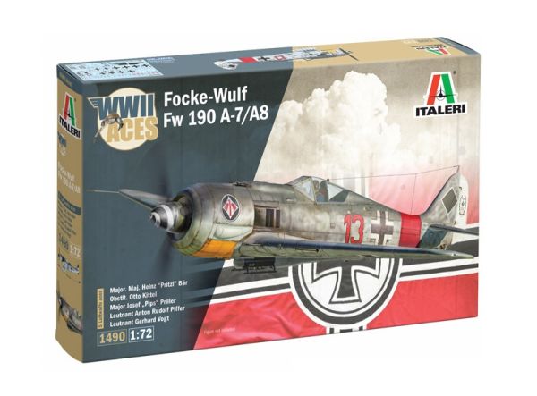 ITA1490 - Aereo militare FOCKE-WULF FW-190 A-8/F da assemblare e verniciare. - 1