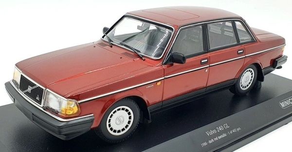 MNC155171406 - VOLVO 240 GL 1986 Rosso scuro metallizzato - 1
