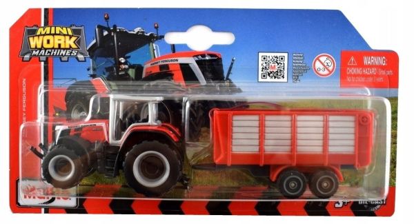 MST15590-C - MASSEY FERGUSON 8S.265 con remolque, en blíster - 1