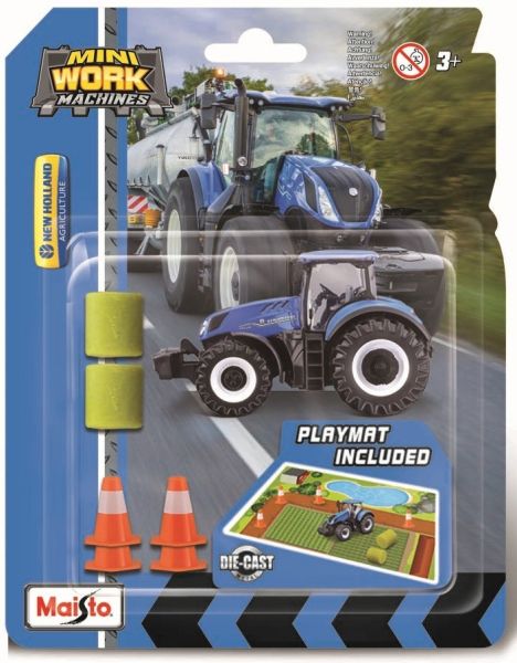 MST15592-C - Set NEW HOLLAND T7.185 HD con accesorios y zona de juego - 1