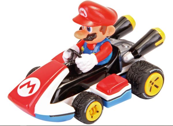 CARRERA15817039-A - Kart a frizione bianco MARIO KART in scatola - Mario - 1