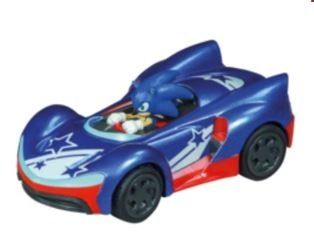 CARRERA15817074-C - Macchinina a frizione blu con stella SONIC The Hedgehog - Sonic - 1