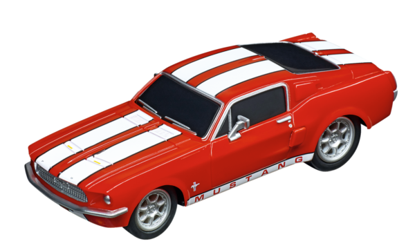 CARRERA15817085-A - FORD Mustang 1967 rossa e bianca a frizione - 1